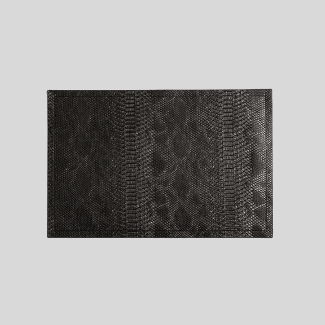 Individual Rectangular de PU con Tramado Set x 6