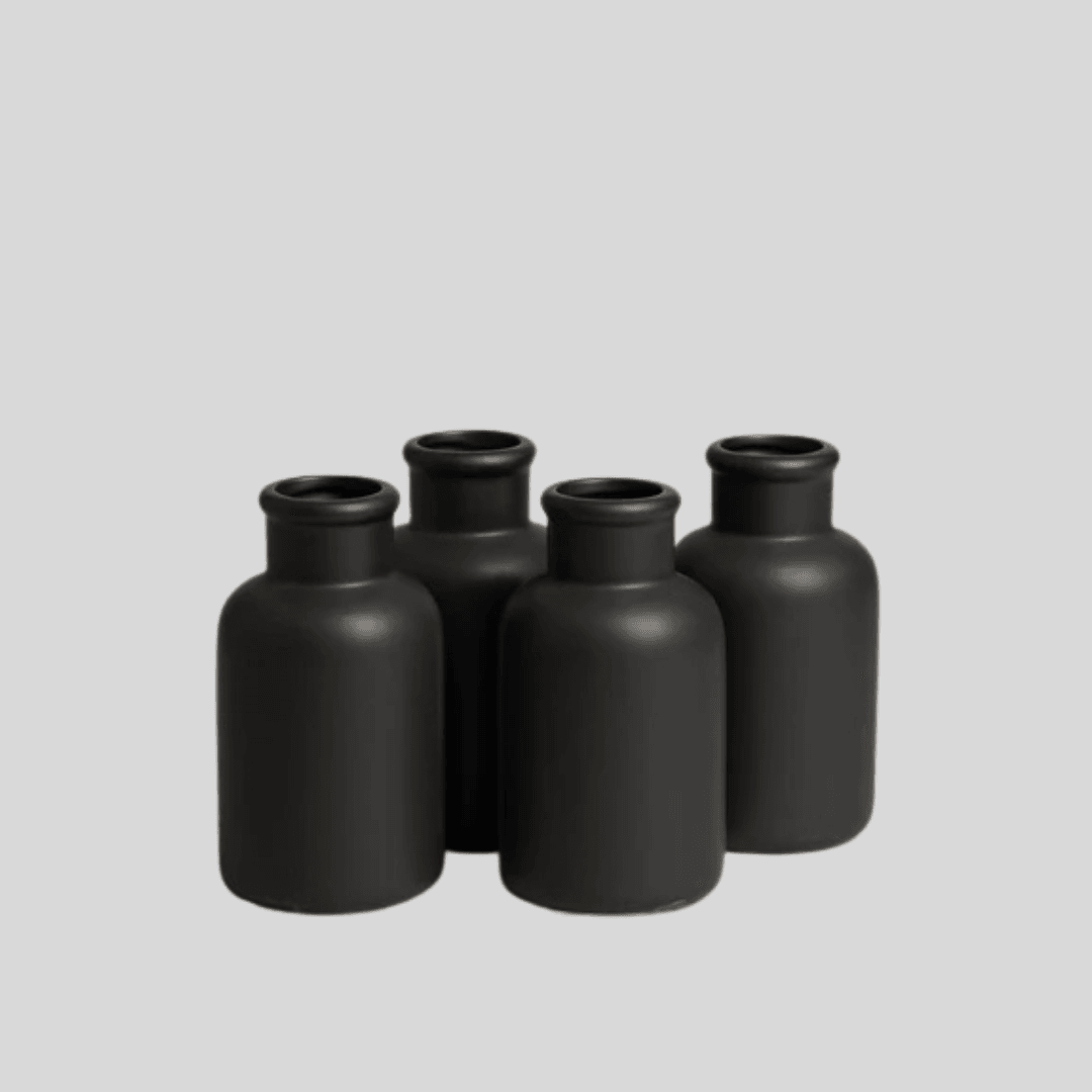 Jarrón Cuello Alto Set x 4