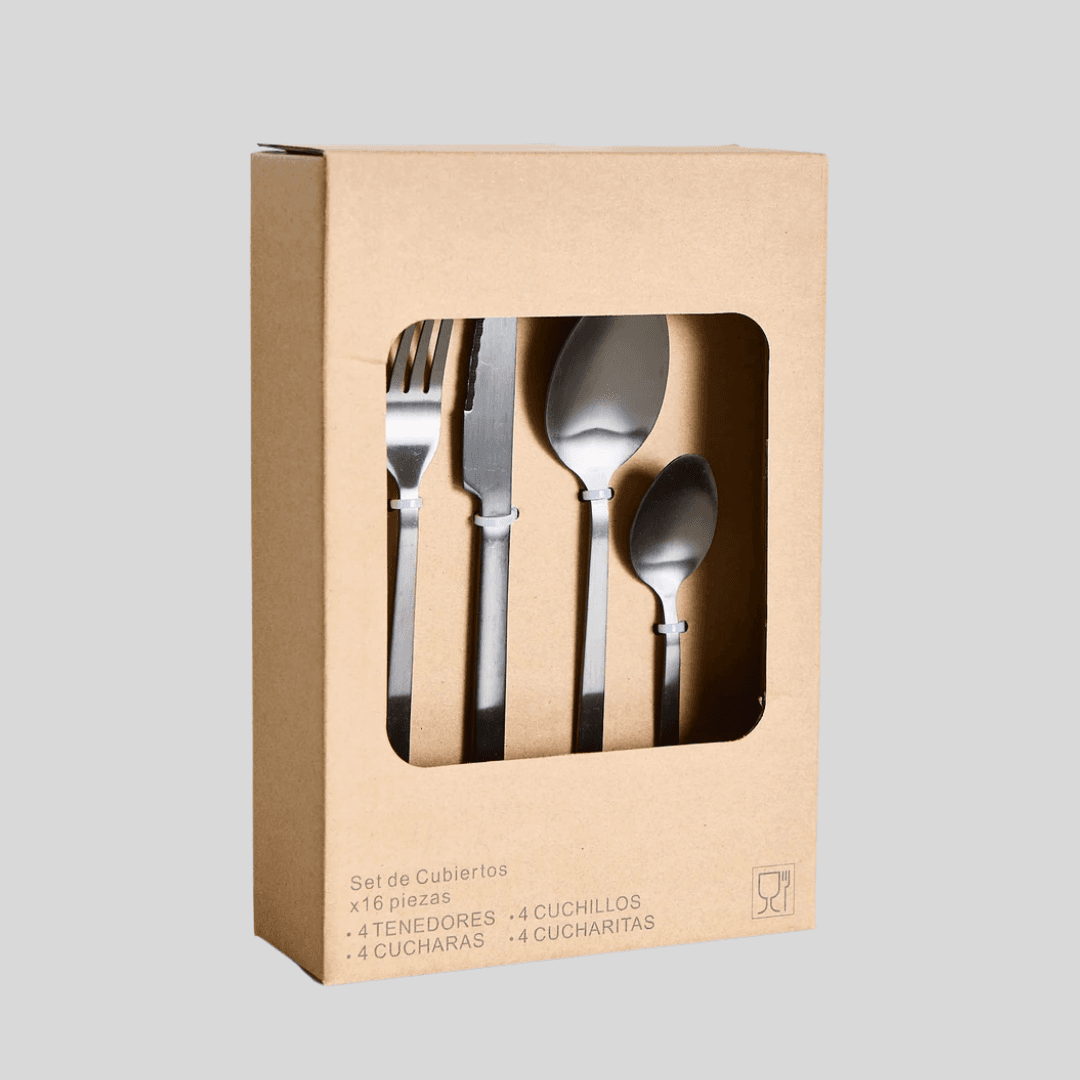 Set de Cubiertos de 16 Piezas Linea Bond Opaco