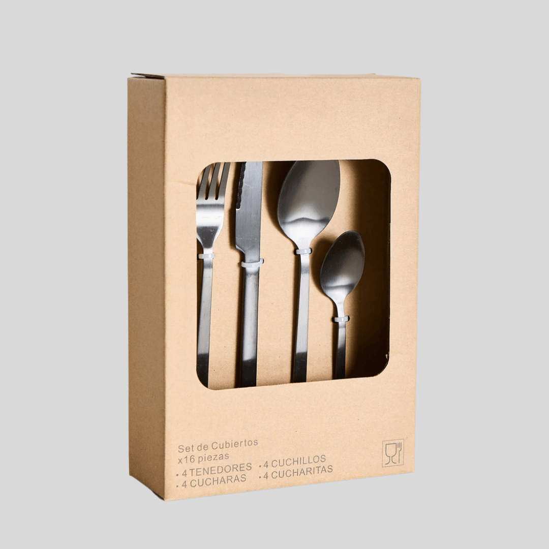 Set de Cubiertos de 16 Piezas Linea Bond Opaco