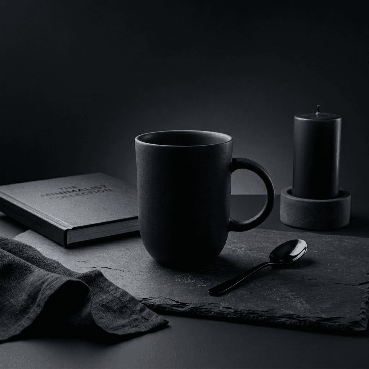 Taza 330ml Linea Coup en contexto